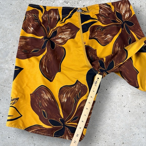 Billabong Y2K Surfwear Baggy Embroidered Graphic Swim Board Surf Shorts Men's 42 - Picture 5 of 6